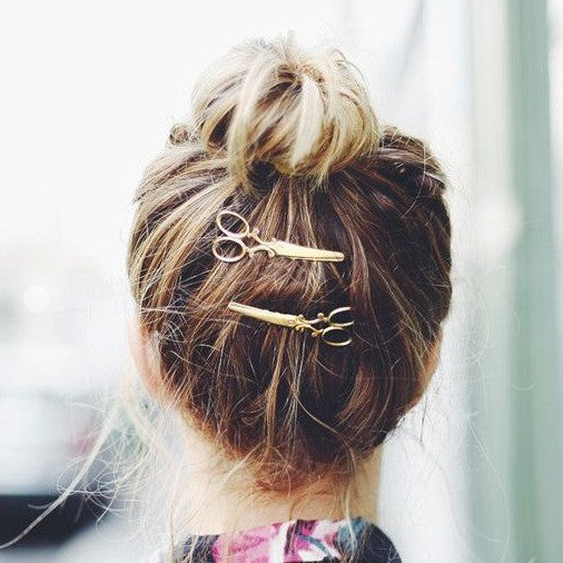 Unique Metal Scissors Women's HairPin