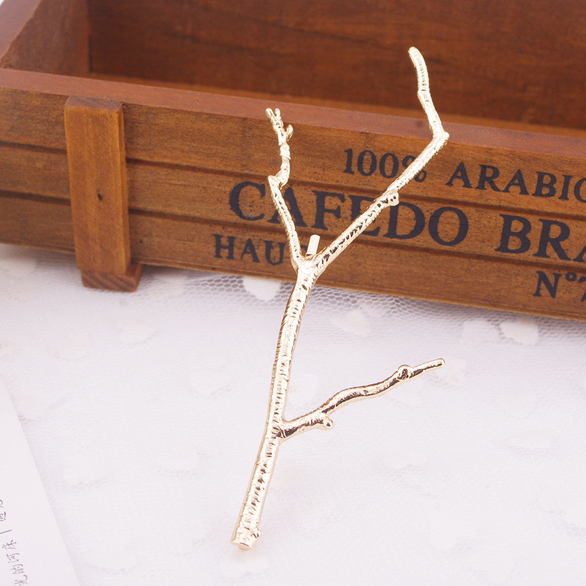 Metal Branch Women's Hair Clips