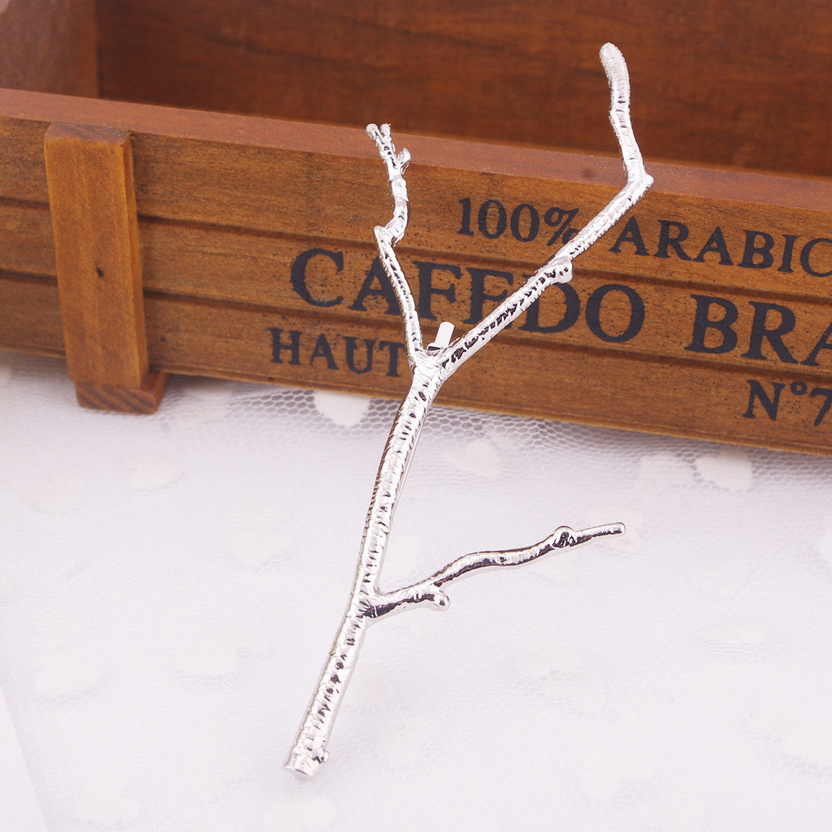 Metal Branch Women's Hair Clips