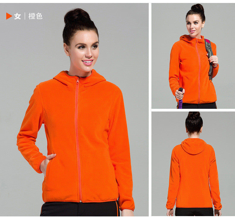 Outdoors Windproof Hooded Pure Color Cardigan Hoodie - May Your Fashion - 8