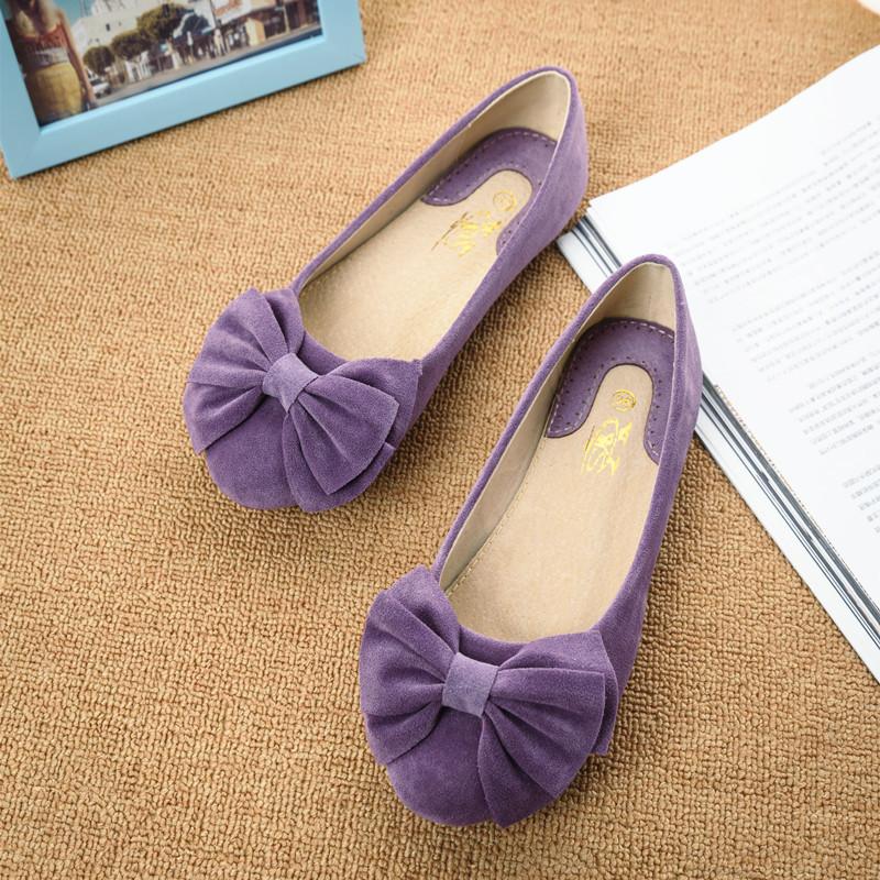 Creative Bowknot Suede Comfortable Flat Shoes Sneaker - MeetYoursFashion - 3