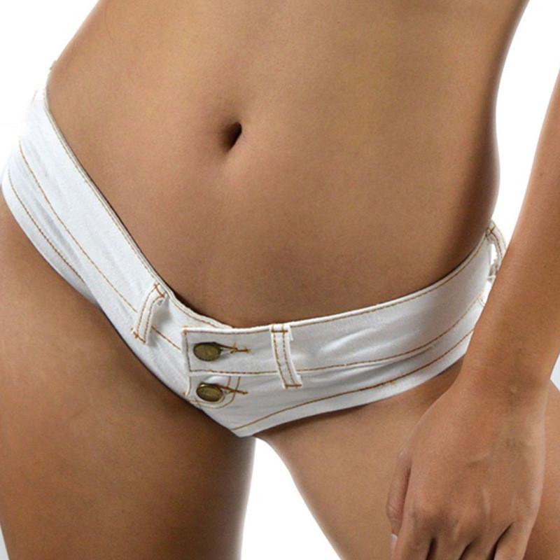 Sexy Low Waist Night Club Denim Shorts