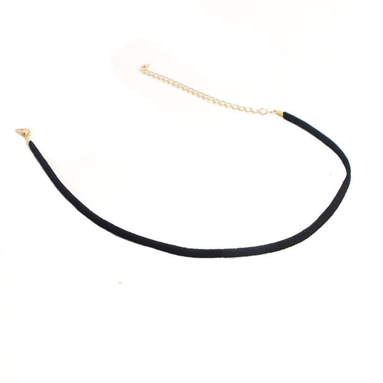 Fashion Lint Black Short Necklace