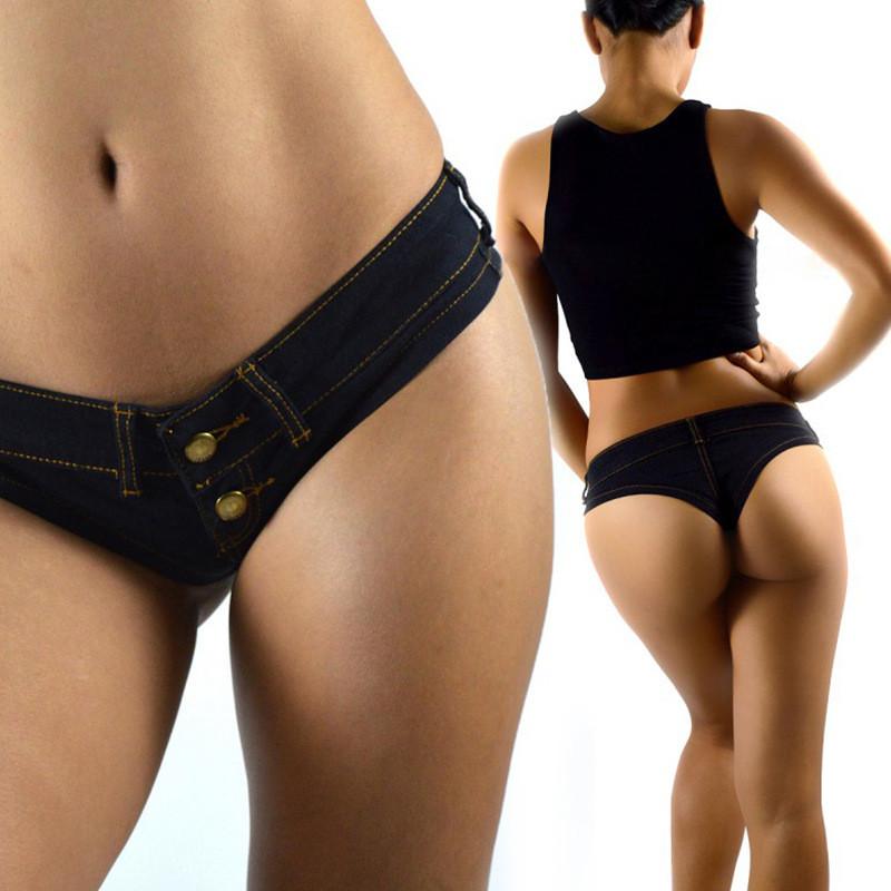 Sexy Low Waist Night Club Denim Shorts