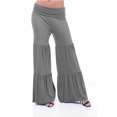 Bohemian Style Low Waist Wide Leg Drape Pants