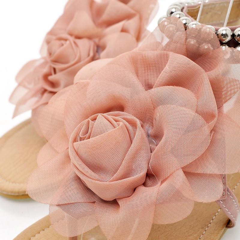 Bohemia Style 3-D Flowers Holiday Sandals