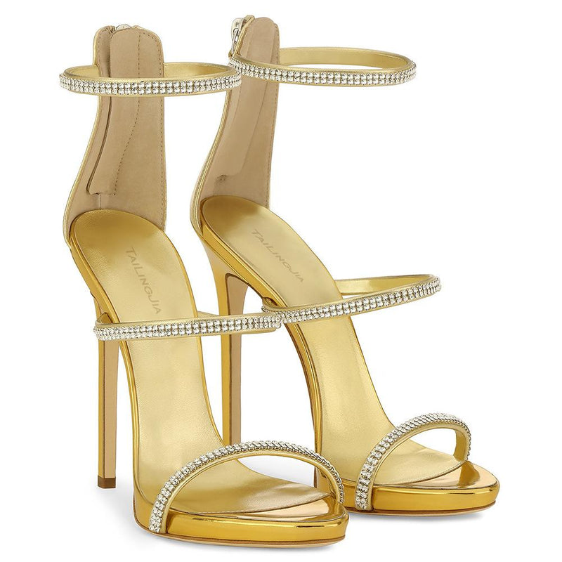 Hot Drill Stiletto Sandals Dinner Shoes