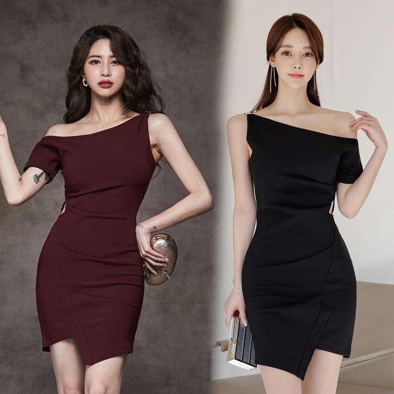 Slim Irregular Dress
