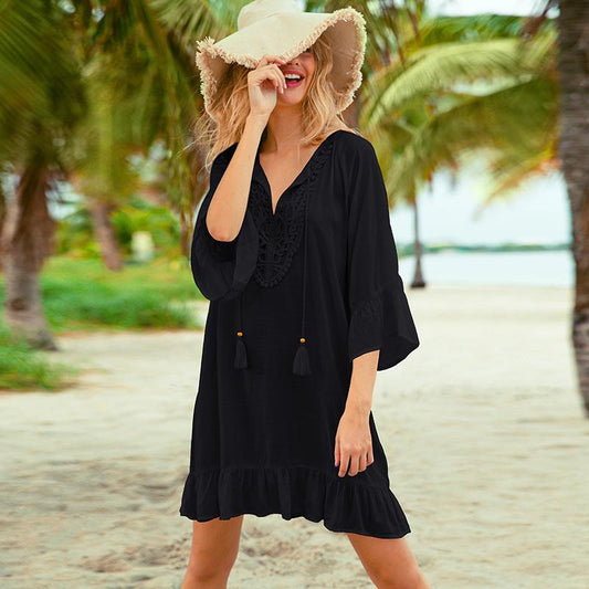 Relaxed bikini sunscreen resort beach Dress