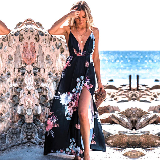 Beach-ready Bikini-style Floor-length Finnage Dress