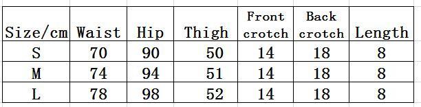 Hot Low Waist Denim Women's Thong Shorts