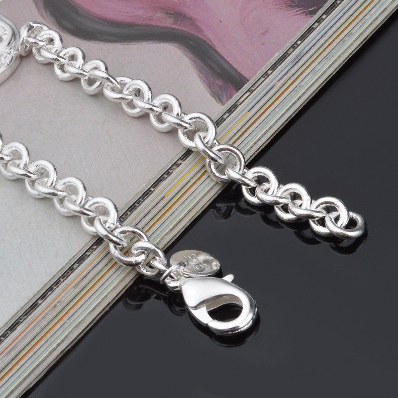 Hot Korean Fashion Exquisite Personalized Silver-Plated Silver Egg-Shaped Necklace