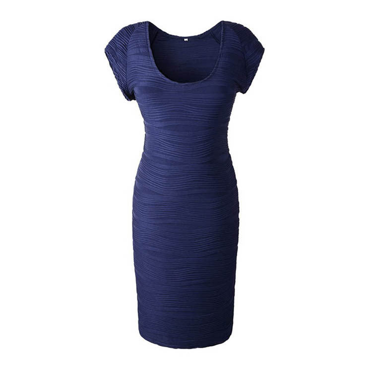 Solid Bodycon Sleeveless Scoop Long Dress