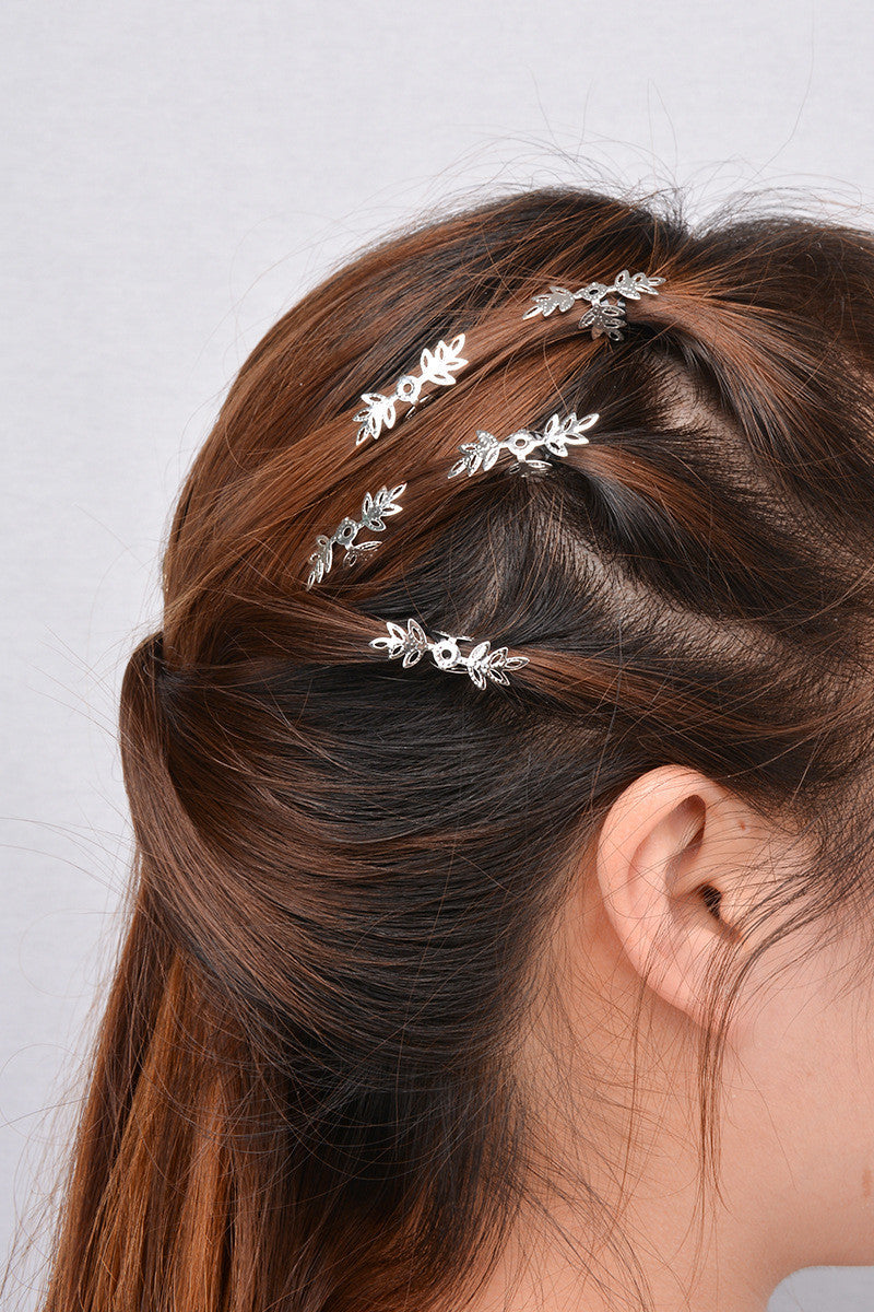 Beautiful Snowflake Lady's Hair Clips