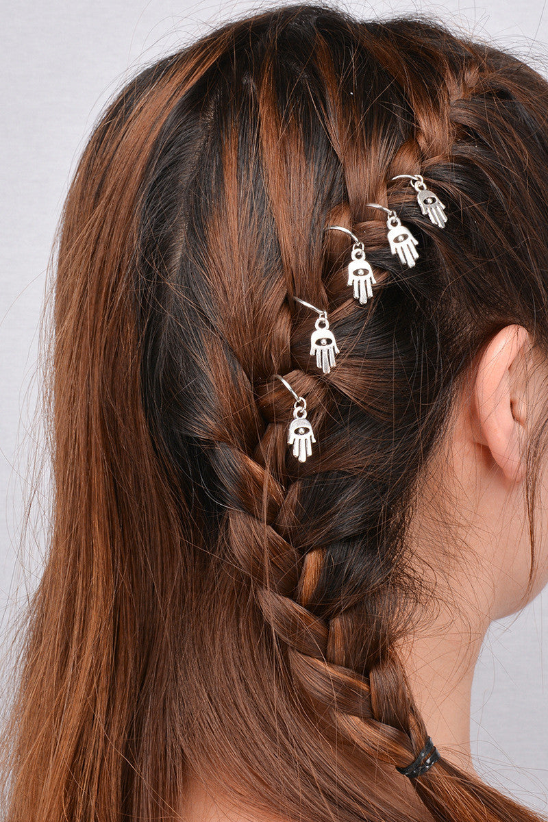 Unique African Stars Plait Leaves 5 Hairpin 