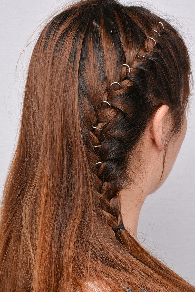 Unique African Stars Plait Leaves 5 Hairpin 