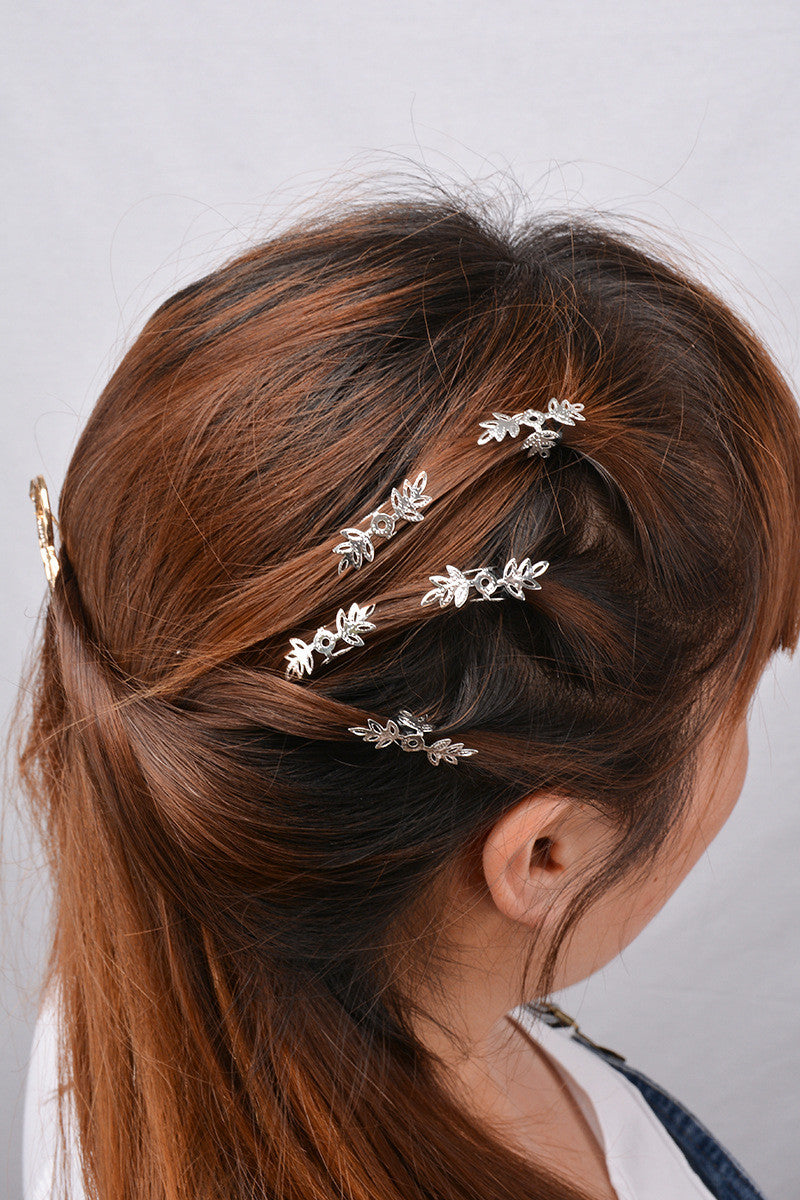 Beautiful Snowflake Lady's Hair Clips