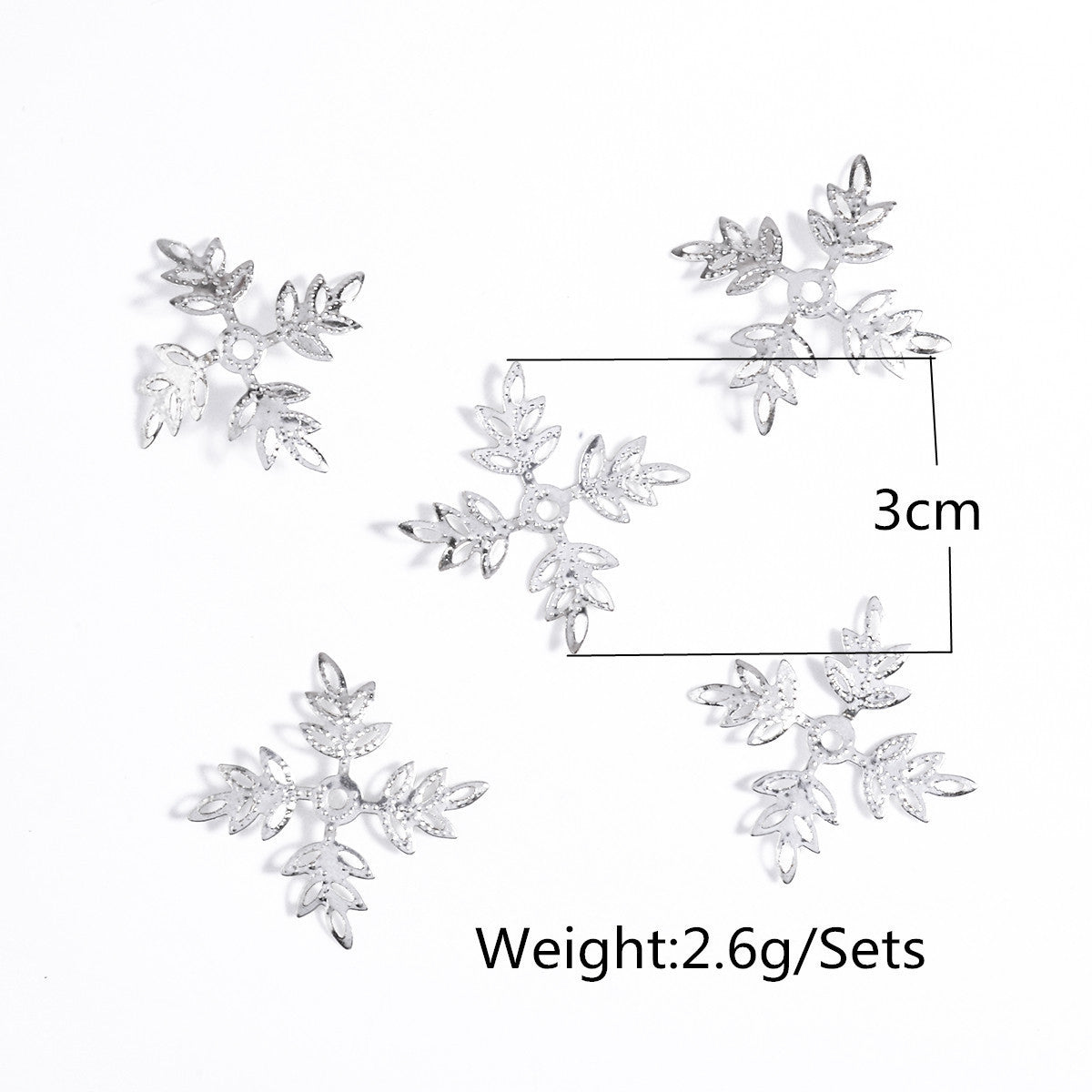 Beautiful Snowflake Lady's Hair Clips