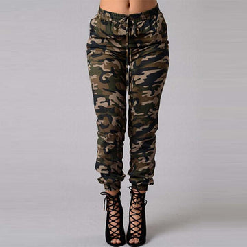 Camouflage 9/10 Elastic Bottoms Draw String Loose Pants