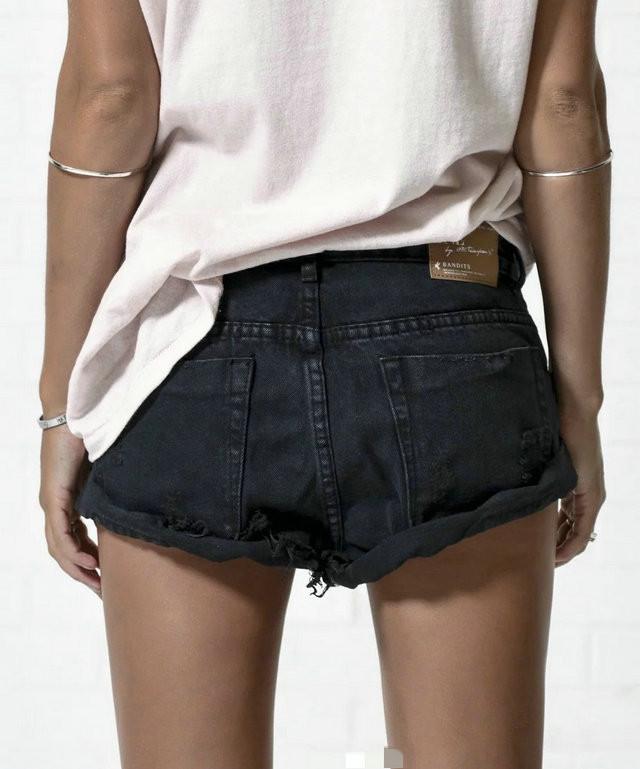 Hot Hole Ripped Tassel Rough Edges Shorts - Meet Yours Fashion - 8