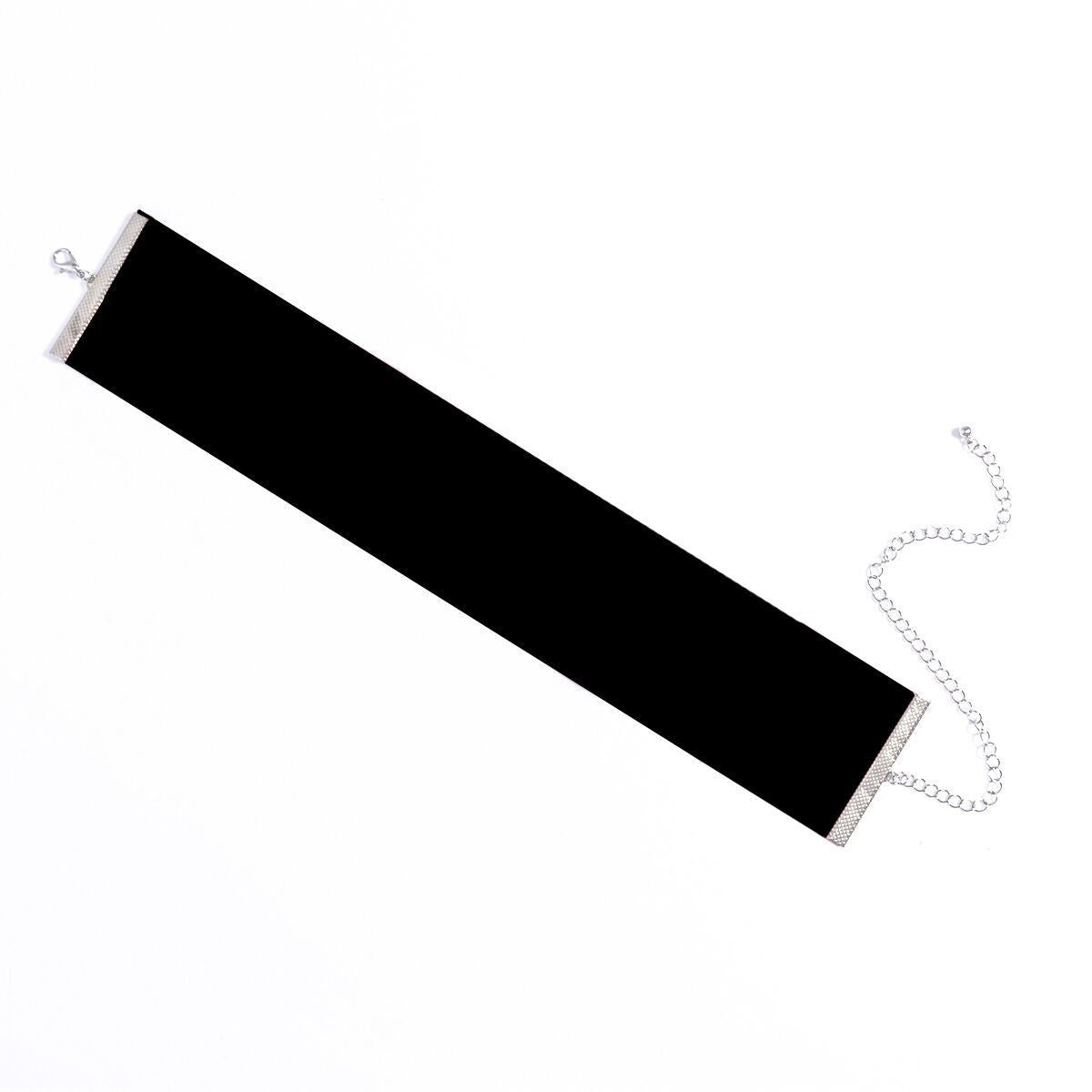Wide-Brimmed Lint Collar Necklace