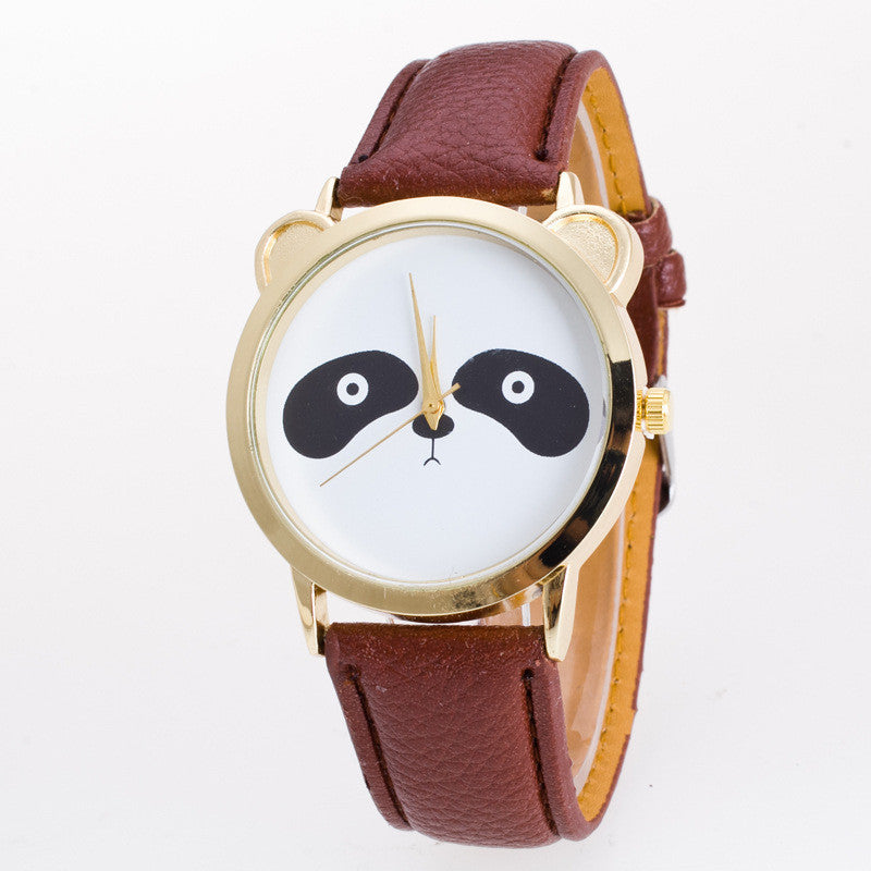 Fashion Leisure Panda Animal Watch