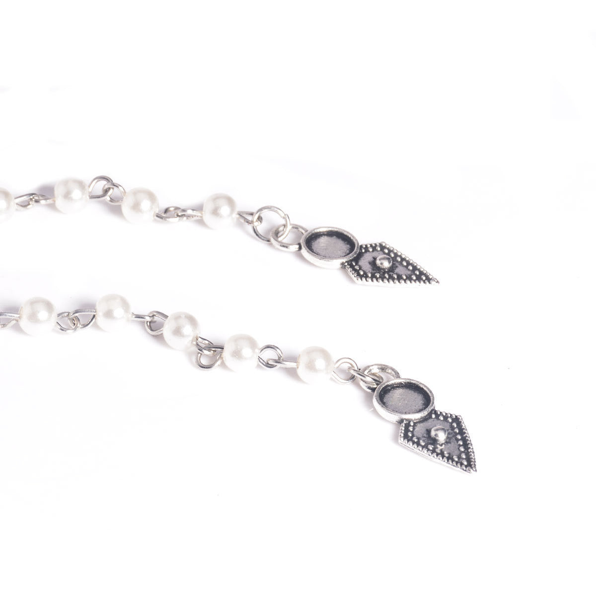Handmade Beaded Long Pearl Necklace