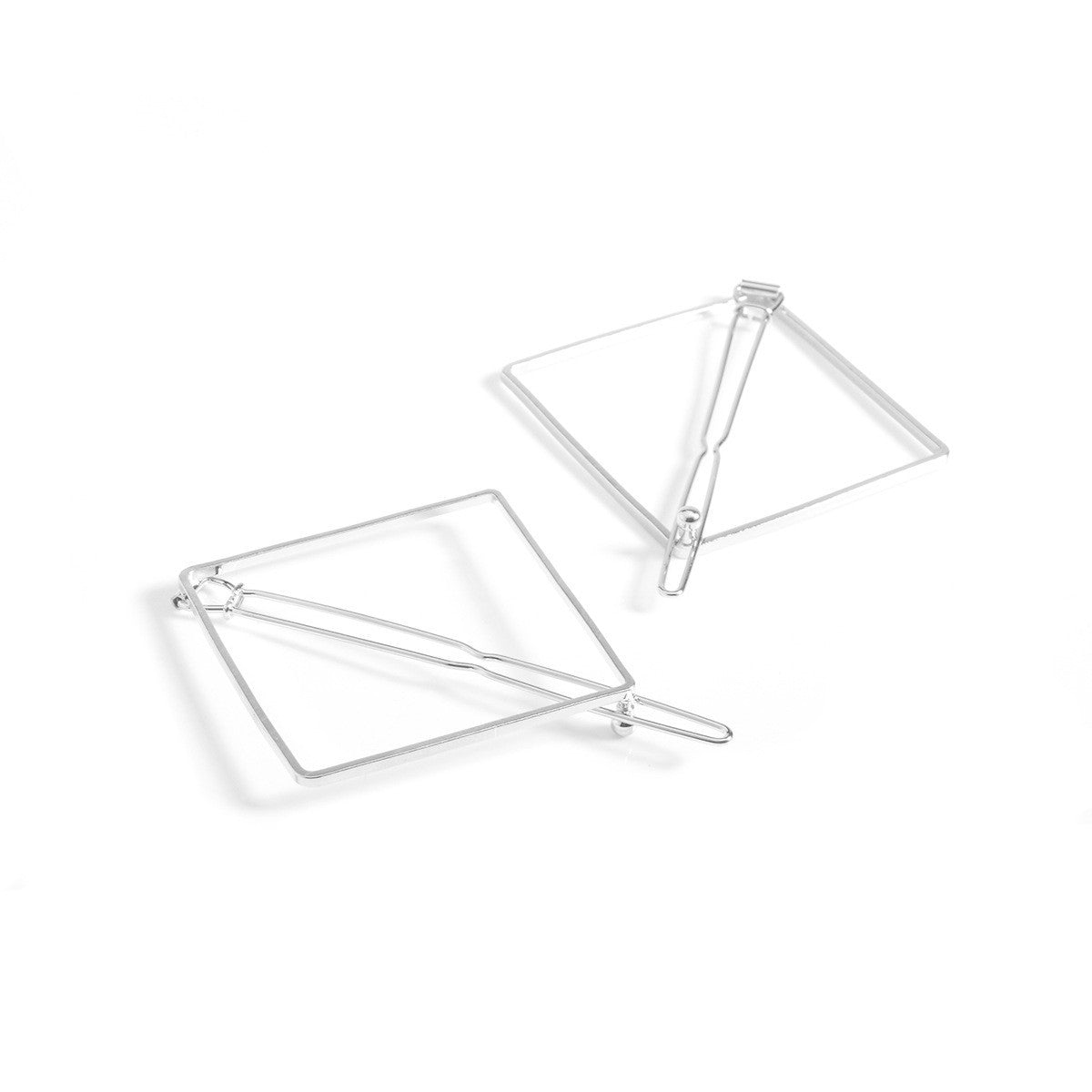 Fashion Street Dnap Geometric Square Joker Hair Clips