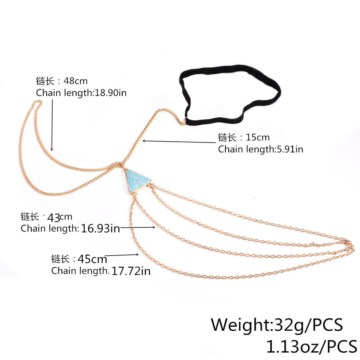 Geometry Tophus Multilayer Leg Chain