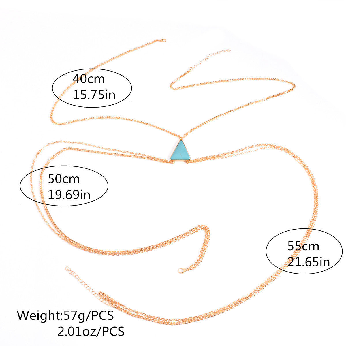 Geometric Triangle Tophus Joker Leisure BodyChain