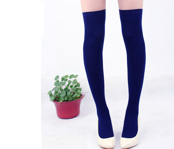 Over the Knee Thinner Cotton Socks - May Your Fashion - 7