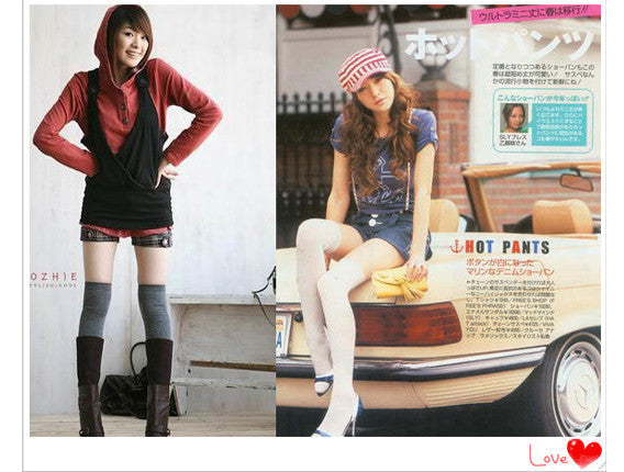 Over the Knee Thinner Cotton Socks - May Your Fashion - 13