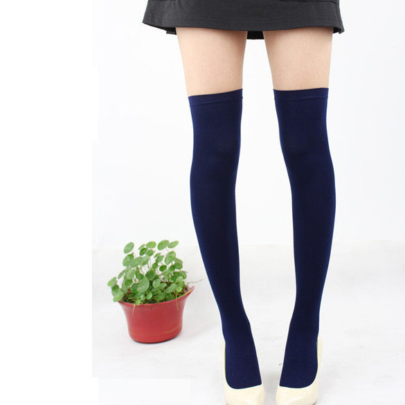 Over the Knee Thinner Cotton Socks - May Your Fashion - 6