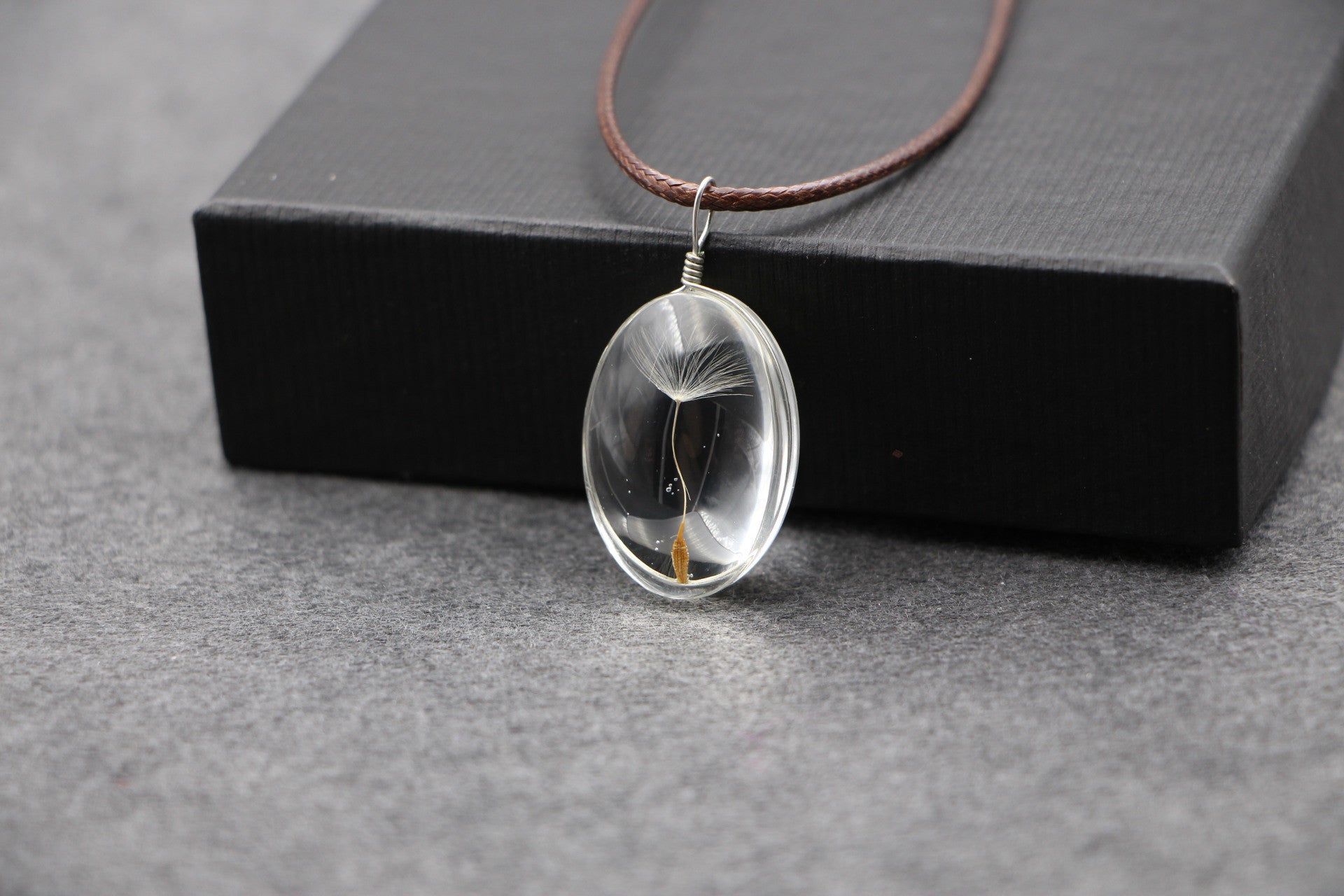 Perfect DIY Handmade Creative Natural Dandelion Pendant Necklaces