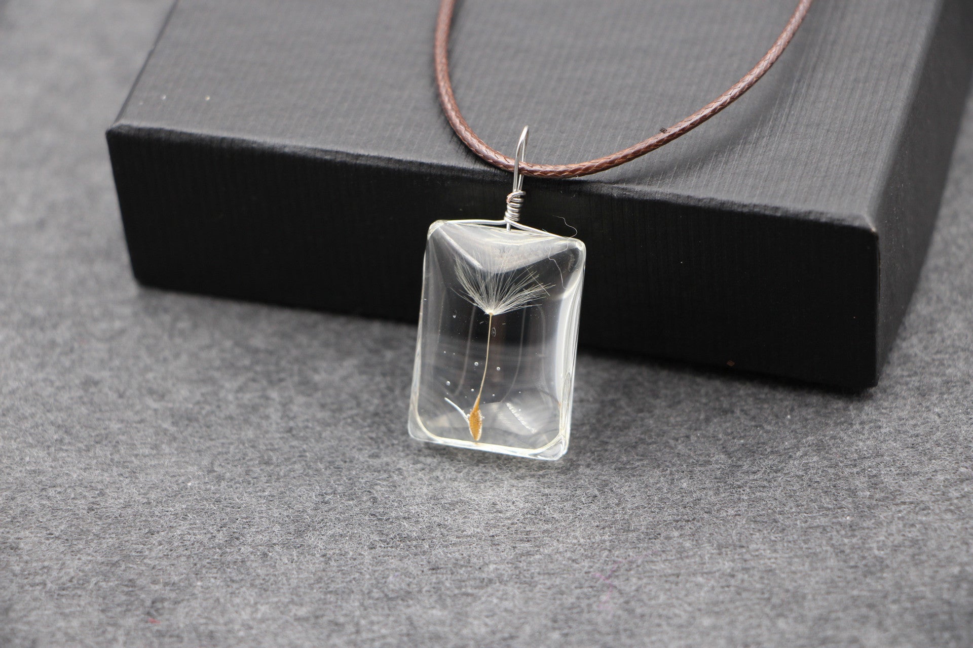Perfect DIY Handmade Creative Natural Dandelion Pendant Necklaces