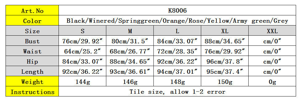 Square Solid Sleeveless Elastic Mid-Calf Candy Color Dress