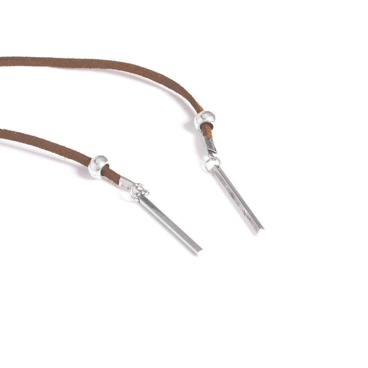 Lint Copper Stripe Simple Necklace