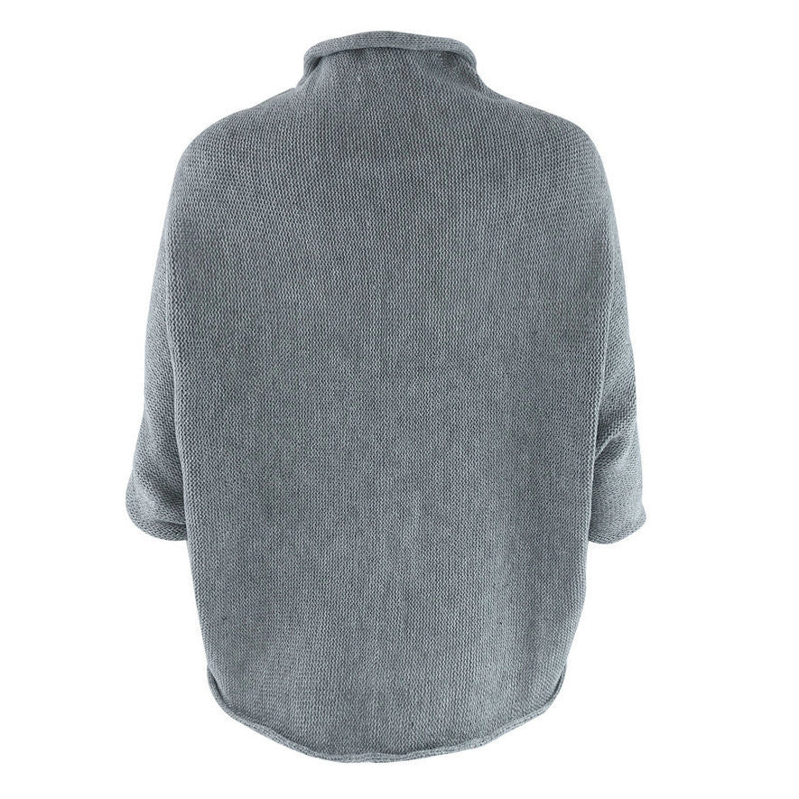 Thick Knitting Irregular Sweater Cardigan