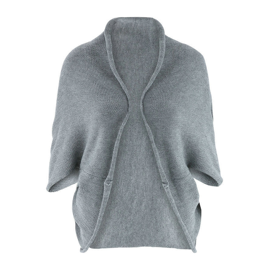 Thick Knitting Irregular Sweater Cardigan