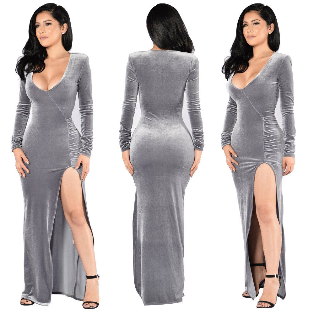 Sexy Christmas Long Evening Party Dress