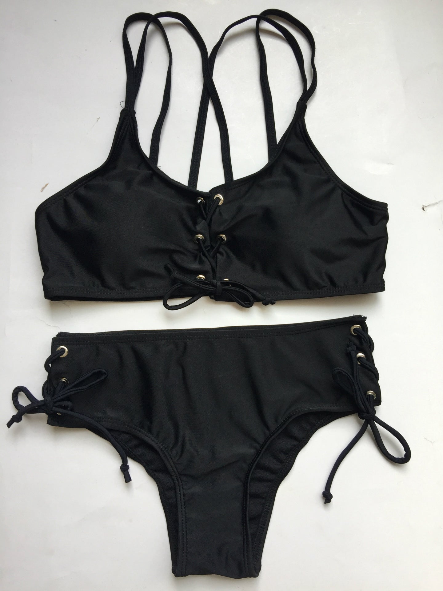 Strappy Skinny Heloma Bikini Set