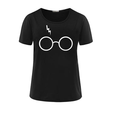 Scoop Print Short Sleeves Regular T-shirt