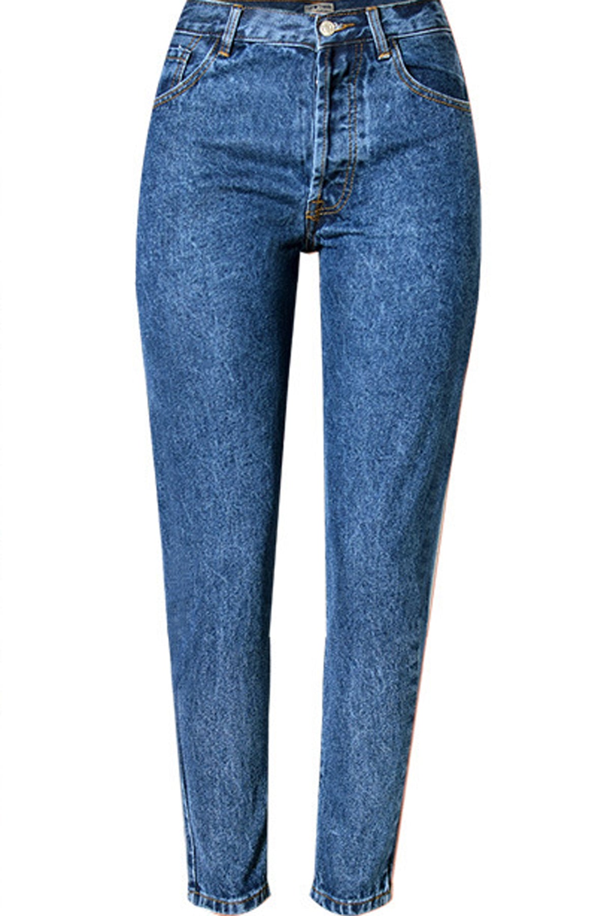Cut Out Hip Holes Sexy Loose Pencil Long Jeans
