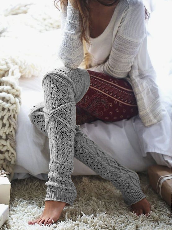 Hot Style Pure Color Knee-high Socks