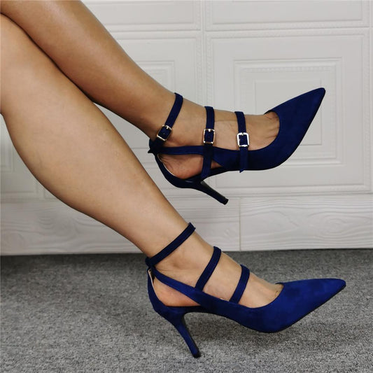 High heeled party shoes