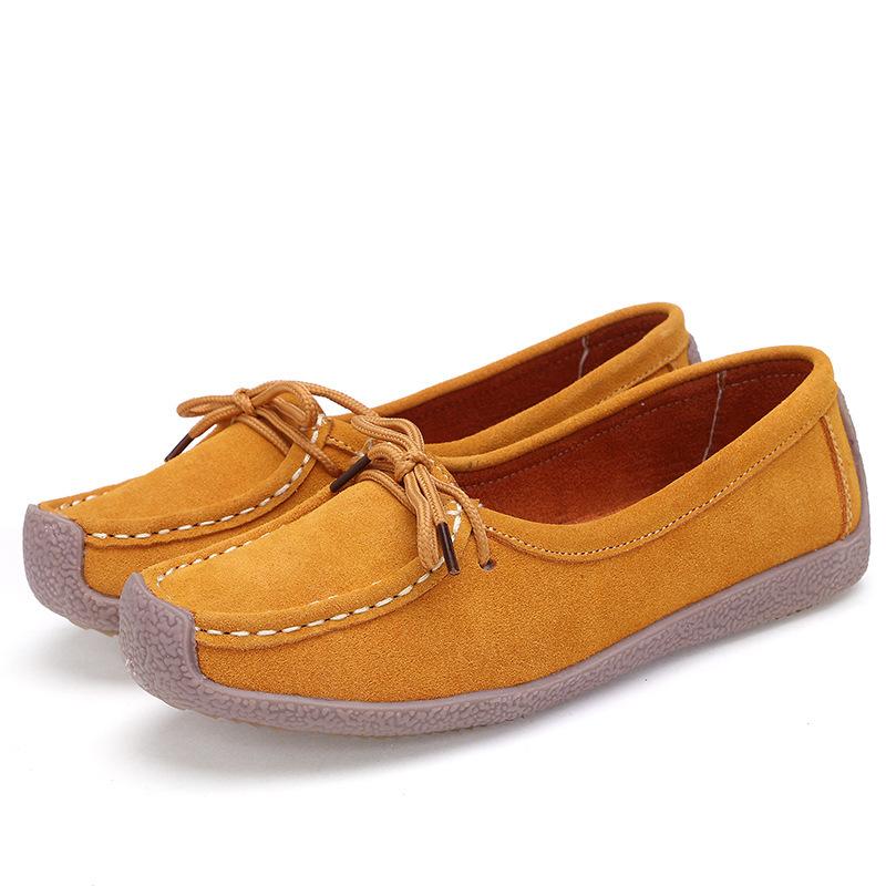 Soft Sole Lace Up Comportable Casual Flats
