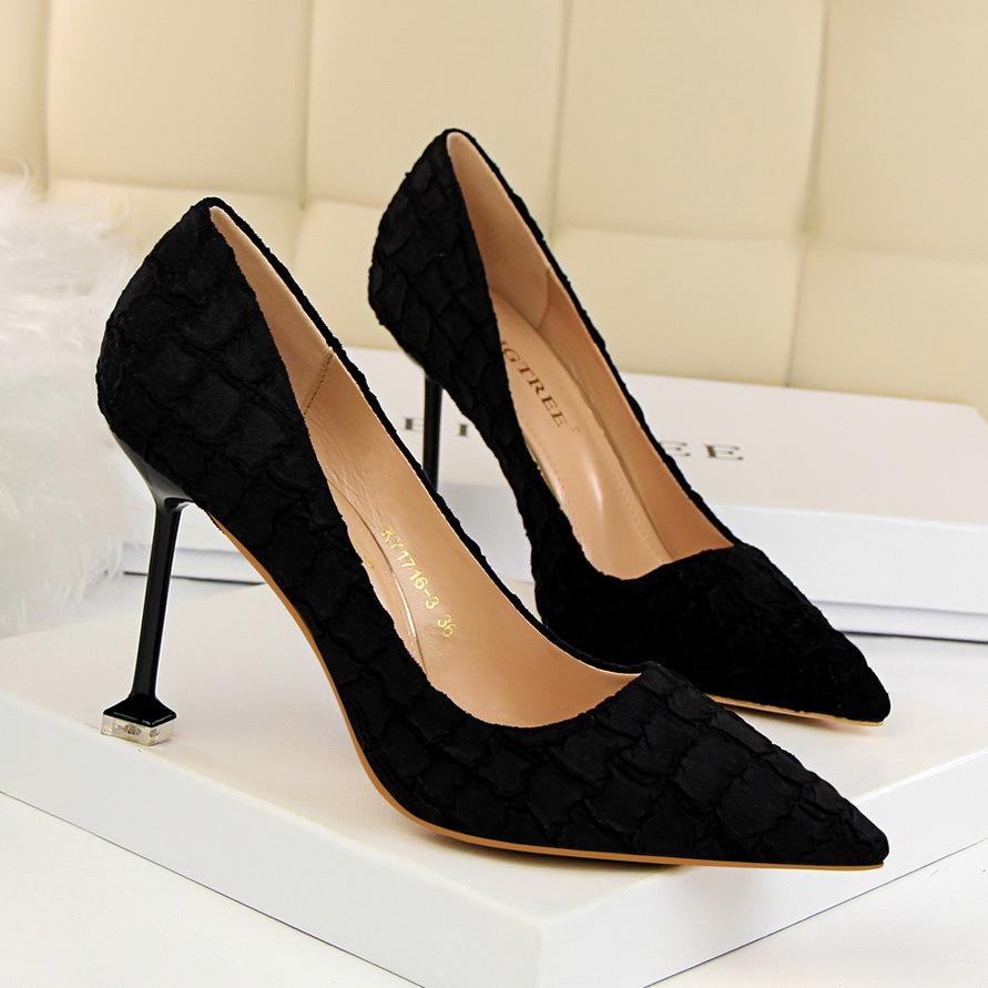 Candy Color Stiletto Heel Pointed Toe High Heels Party Shoes