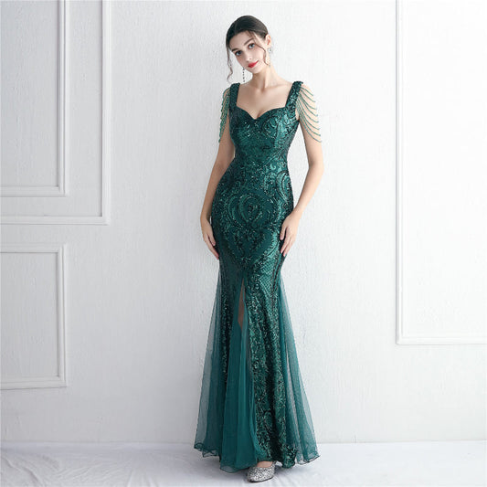 Network and Enamels Elite Long Layered Dress
