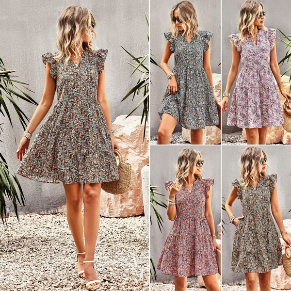 Summer Social Media Star Resort Shirt dress