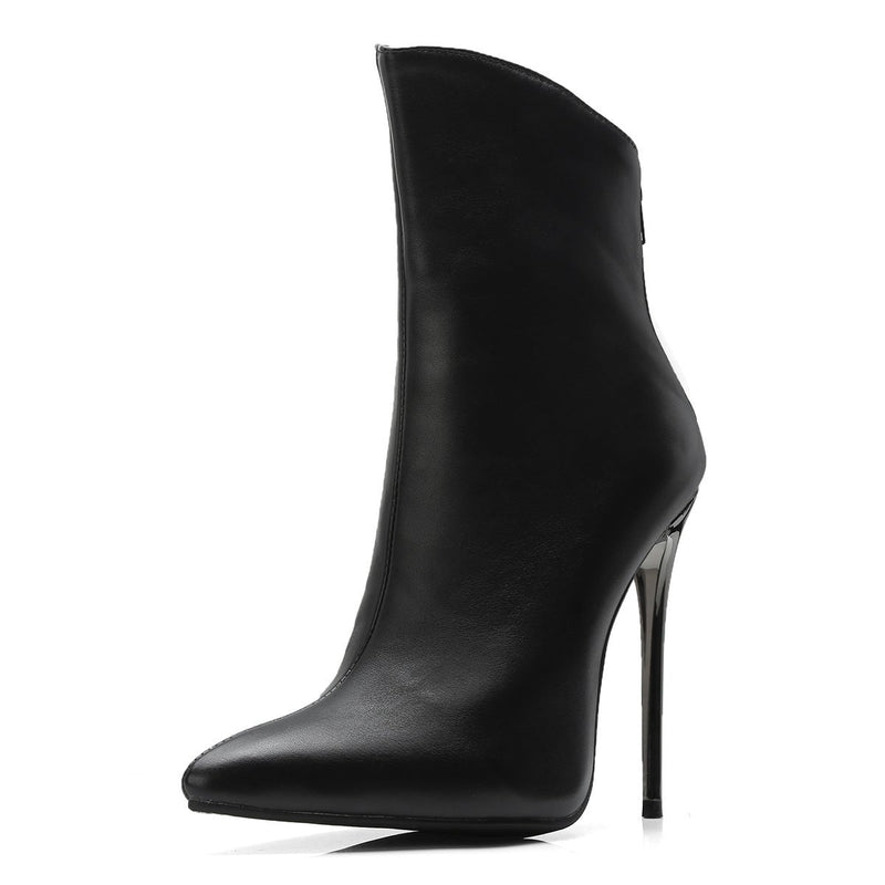 Pointed Thin Heel Boots Super High Heel Women's Boots Short Tube Boots